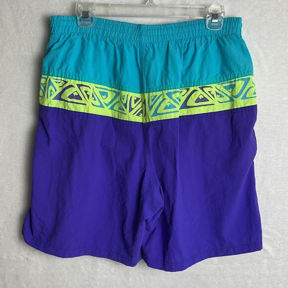 Vintage Y2K Quicksilver Board Shorts Swim Trunks Size 34 - Picture 8 of 14